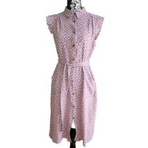 Monteau LA A-line/button dress. Womens size Large